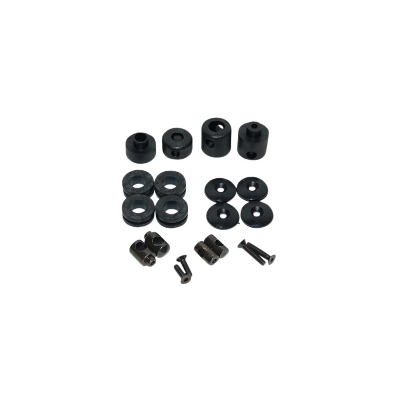 windshield Piaggio original cover set (part 2) black zip2000, et2-et4, vespa lx, vespa S 445809