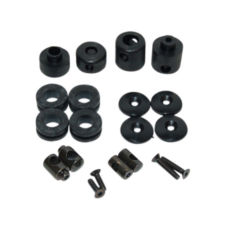 windscherm Piaggio origineel dop set zwart zip2000, et2-et4, vespa lx, vespa S 445809