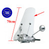 windscherm Regia hoog (made in EU) (zonder bev set) voor orginele beugelset 70cm vespa lx