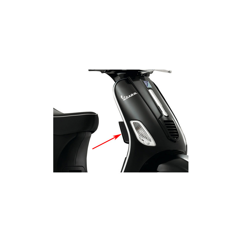 opbergvak Piaggio origineel rechts zwart lucido 94 vespa S 6542950090