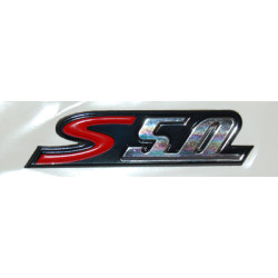 emblem Piaggio original word [s50] right rear vespa S 656229