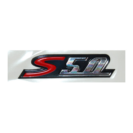 embleem Piaggio origineel woord [s50] rechtsachter vespa S 656229