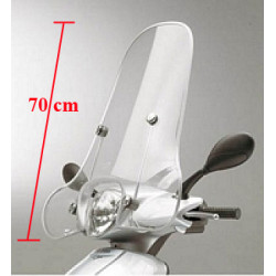windshield Piaggio original with mounting set high clear fly, fly rst 622846
