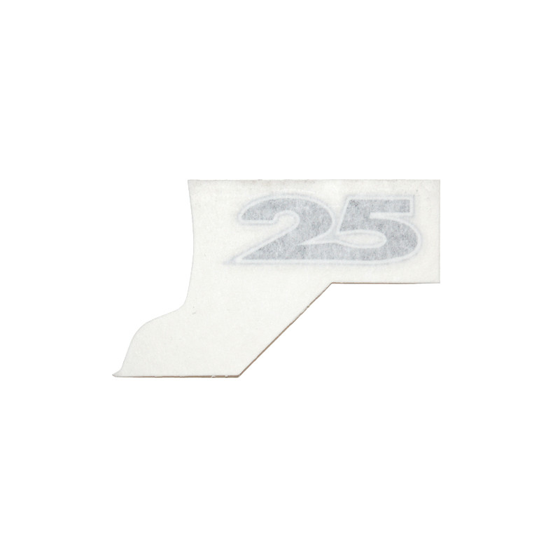 embleem Piaggio origineel woord [25] links/rechts achter zip 4t 576745