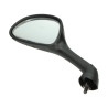 mirror Piaggio original left black runner 50/125/180/200, nrg dd, Runner rst, typhoon from2008 cm073001