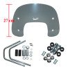 windscherm Piaggio origineel met bevestigingsset laag 27cm smoke vespa S 672305
