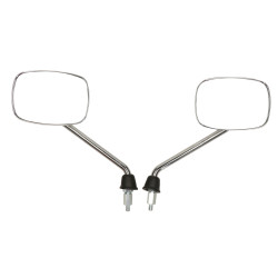 spiegelset e-keur vierkant chroom vespa S