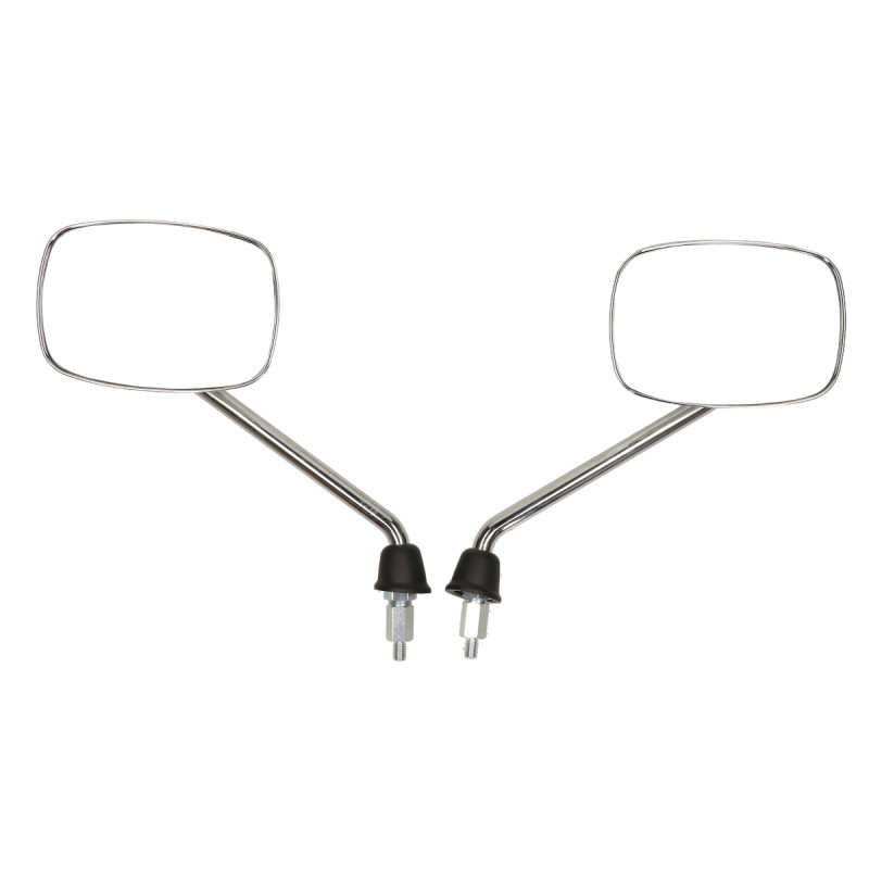 spiegelset e-keur vierkant chroom vespa S