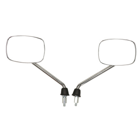 spiegelset e-keur vierkant chroom vespa S