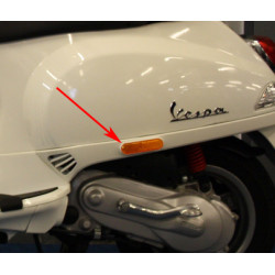 houder Piaggio origineel reflector links wit fusion 544 vespa S 65430600br op op