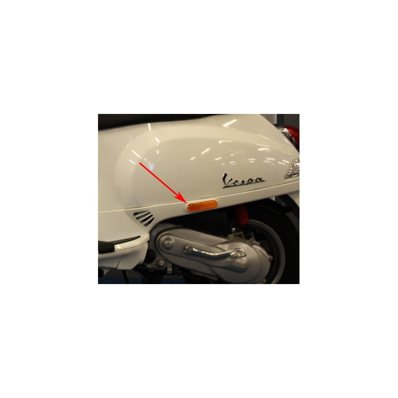 houder Piaggio origineel reflector links wit fusion 544 vespa S 65430600br op op