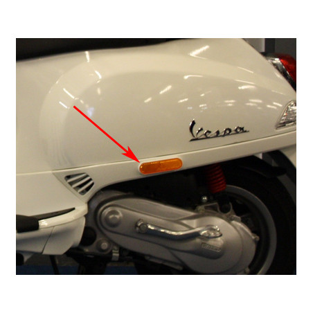 holder Piaggio original reflector left white fusion 544 vespa S 65430600br op op