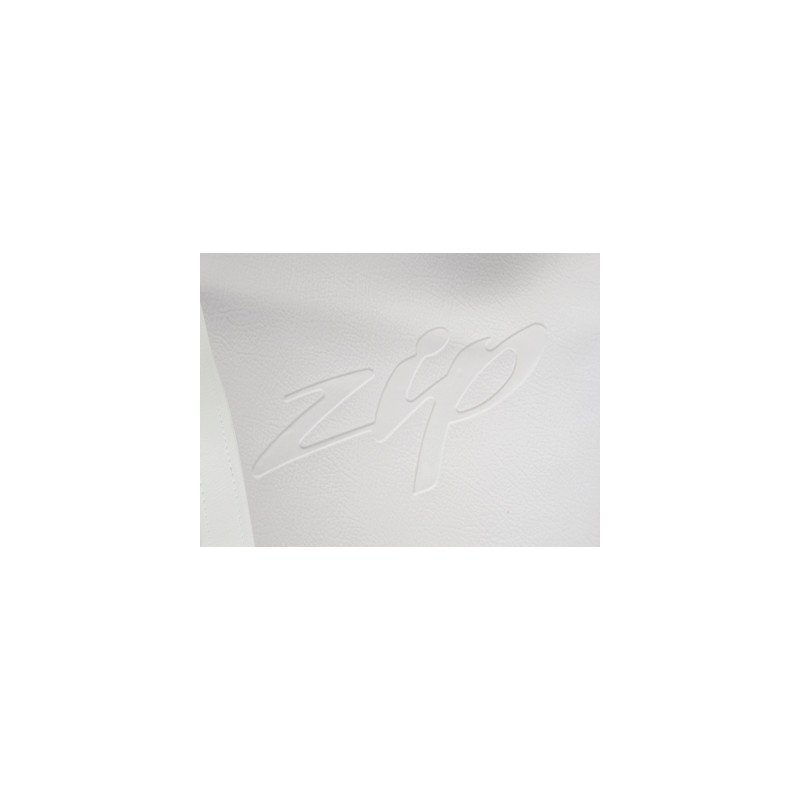seat cover Xtreme word [zip] + band (made in EU) white zip 2t , zip 4t, zip2000 op op