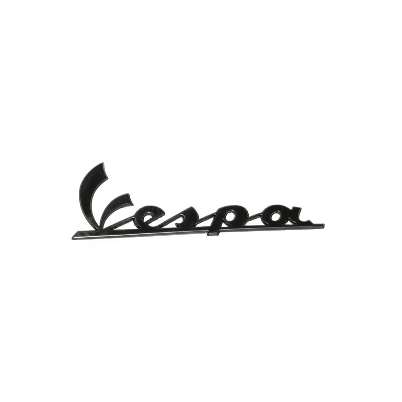embleem Piaggio origineel woord [vespa] voorscherm 10cm smoke vespa S 672060