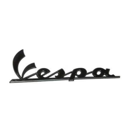 embleem Piaggio origineel woord [vespa] voorscherm 10cm smoke vespa S 672060
