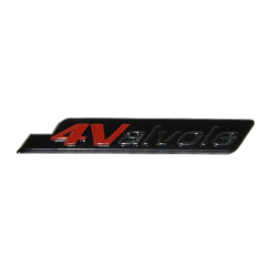 emblem Piaggio original word [4valvole] 4v right rear smoke vespa S 673281