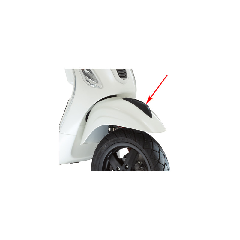 sierstuk Piaggio origineel voorspatbord zwart vespa S, vespa S 4t-2v sport 675525