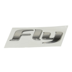 embleem Piaggio origineel woord [fly] chroom fly new 2012 675137