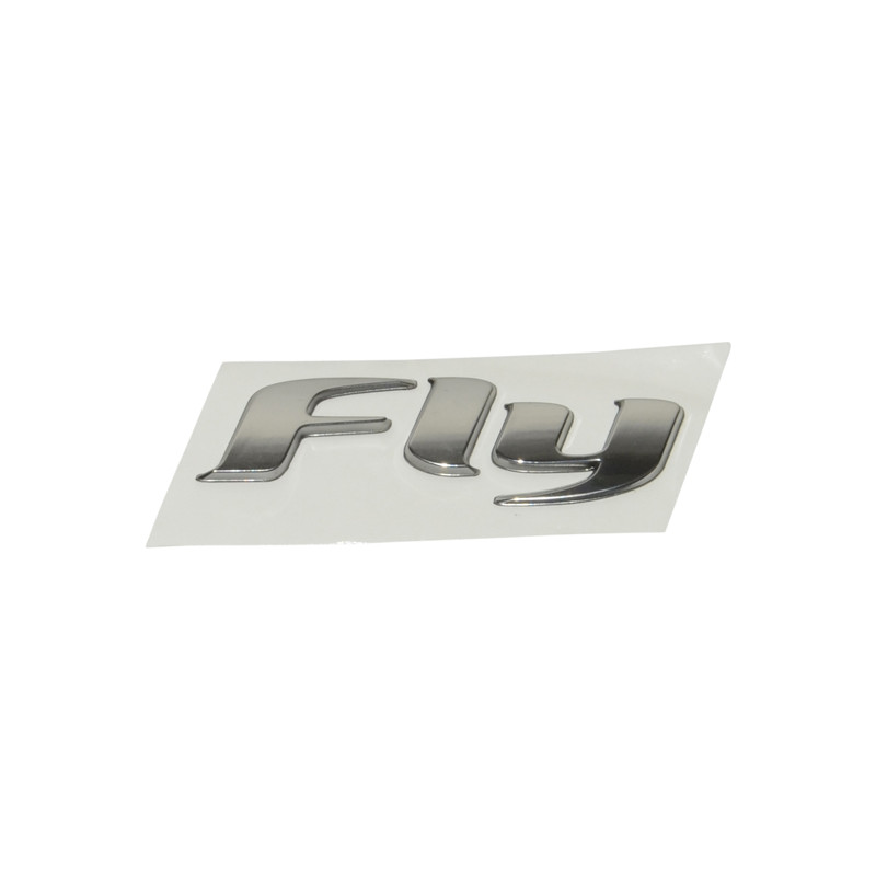 embleem Piaggio origineel woord [fly] chroom fly new 2012 675137