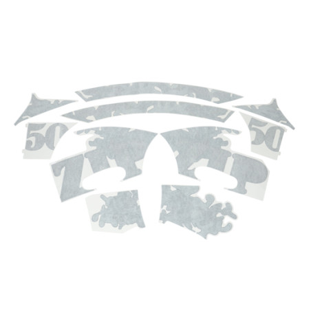 sticker set Piaggio original special camouflage black matt zip2000 675153