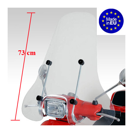 windscherm Regia met bevestigingsset hoog (made in EU) helder vespa S