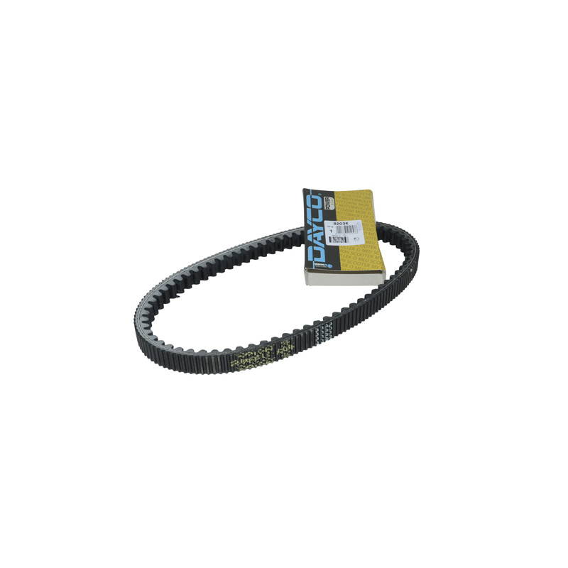 v-snaar dayco/pirelli kevlar 835x22.6 2008-2018 gts 250cc, gts super 300cc, mp3-250cc, mp3-300cc 8203k
