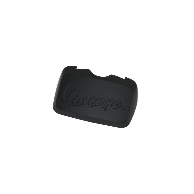 cover cap rear carrier pick up grip black matt lxv, vespa lx, vespa S