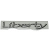 emblem Piaggio original chrome liberty 4t rst 656739