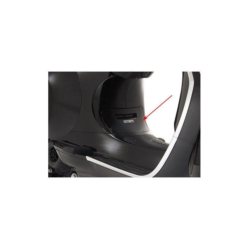klep Piaggio origineel bodyscherm zwart lucido 94 sprint 6736190090