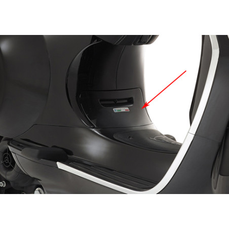 klep Piaggio origineel bodyscherm zwart lucido 94 sprint 6736190090