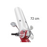 windshield Piaggio original with mounting set high bright 72cm clear sprint 1b001114