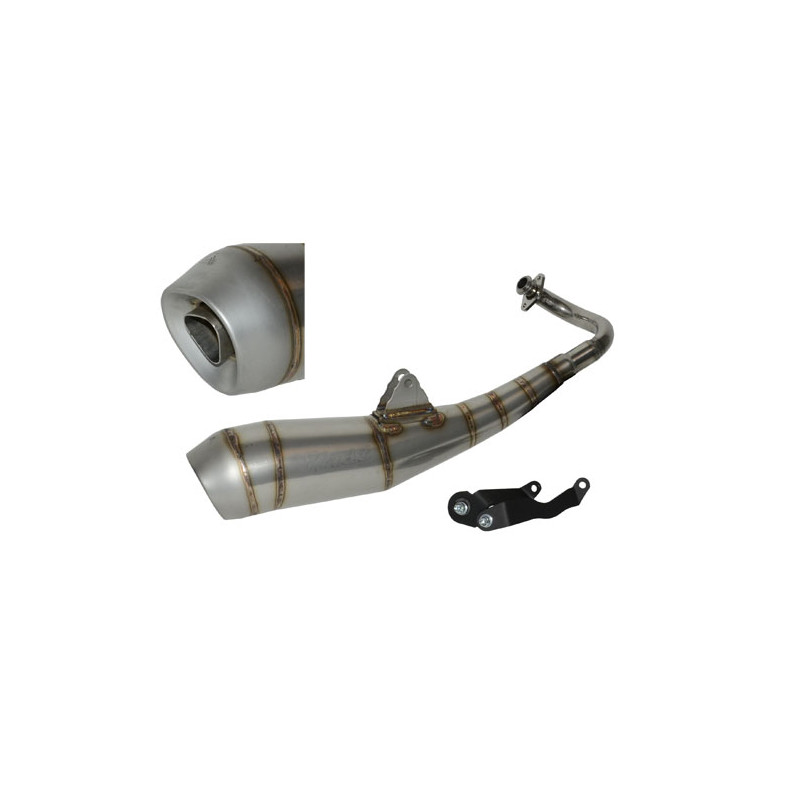 uitlaat jamarcol rvs blank sco piaggio 2t, zip 2t blast
