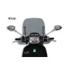 windscherm malossi met bevestigingsset 43cm smoke sprint 4516342