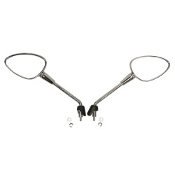 spiegelset lang model origineel met E-keur m8 chroom sprint