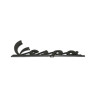 embleem woord [vespa] voorscherm klein 10cm smoke vespa S