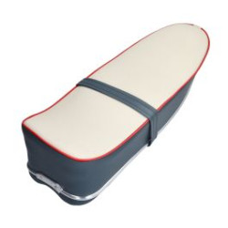 buddyseat (made in EU) dicht 1963 +1966 K54 creme/grijs kreidler