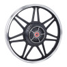 rear wheel cast + bearings cast 7-spoke black/alu kreidler