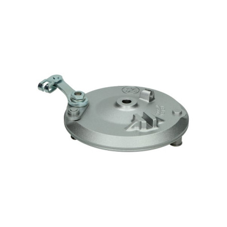 brake backing plate big hub front+rear kreidler