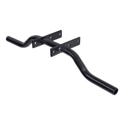 footpeg bracket (made in EU) black kreidler 3v