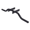 footpeg bracket (made in EU) black kreidler 3v