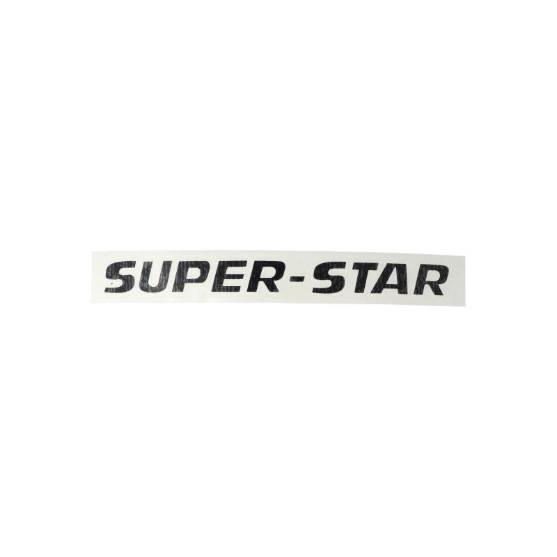 sticker Kreidler (super-star) zwart/wit