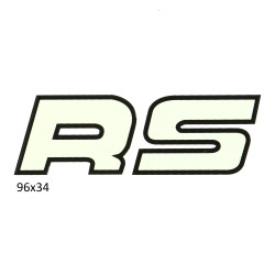 sticker kreidler white/black kreidler rs