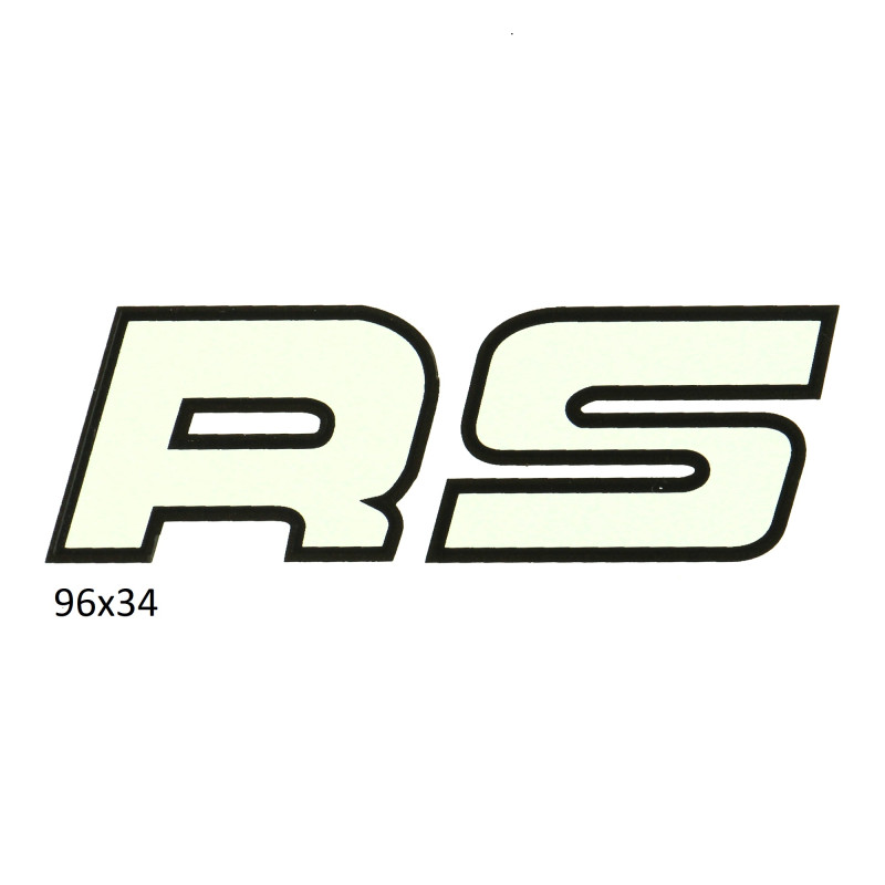 sticker kreidler white/black kreidler rs