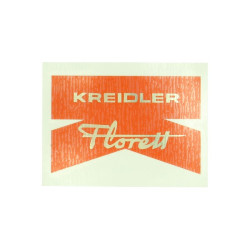 sticker rear fender red/gold kreidler florett