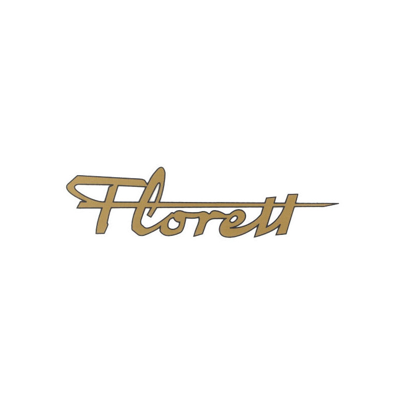 sticker kreidler goud florett