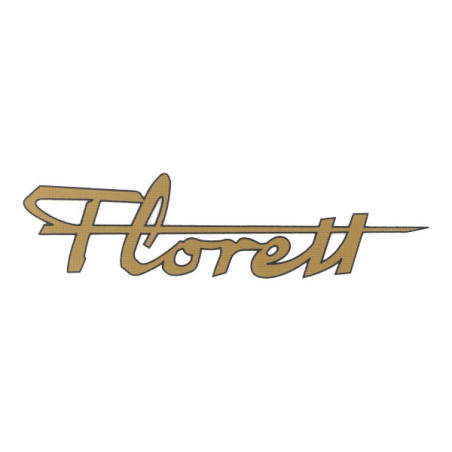 sticker kreidler goud florett