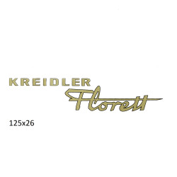 sticker gold kreidler florett