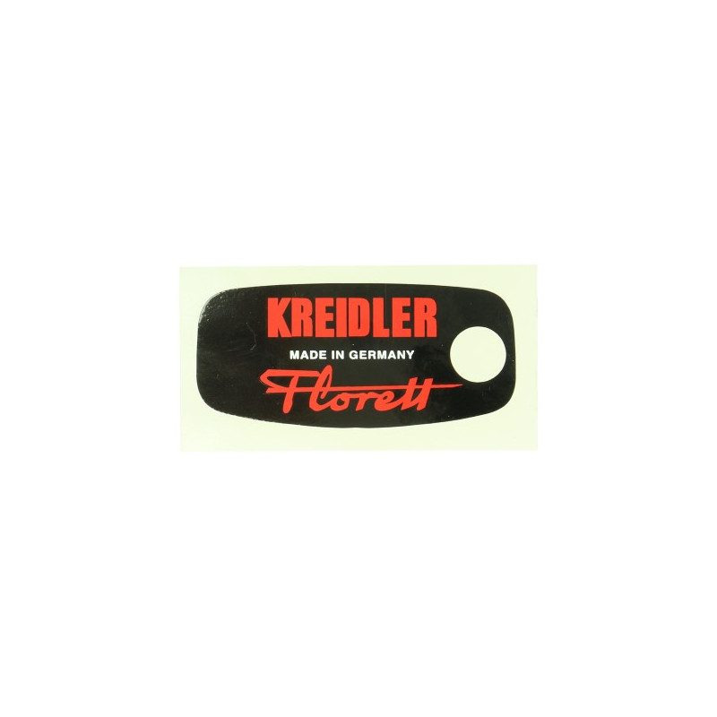 sticker gereedschapkast zwart/rood kreidler 27.77.03