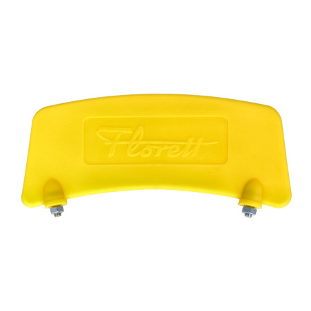 plate fender length fixation (incl,text florett) yellow kreidler