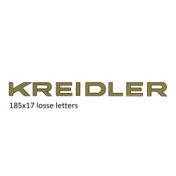 sticker word [kreidler] gold
